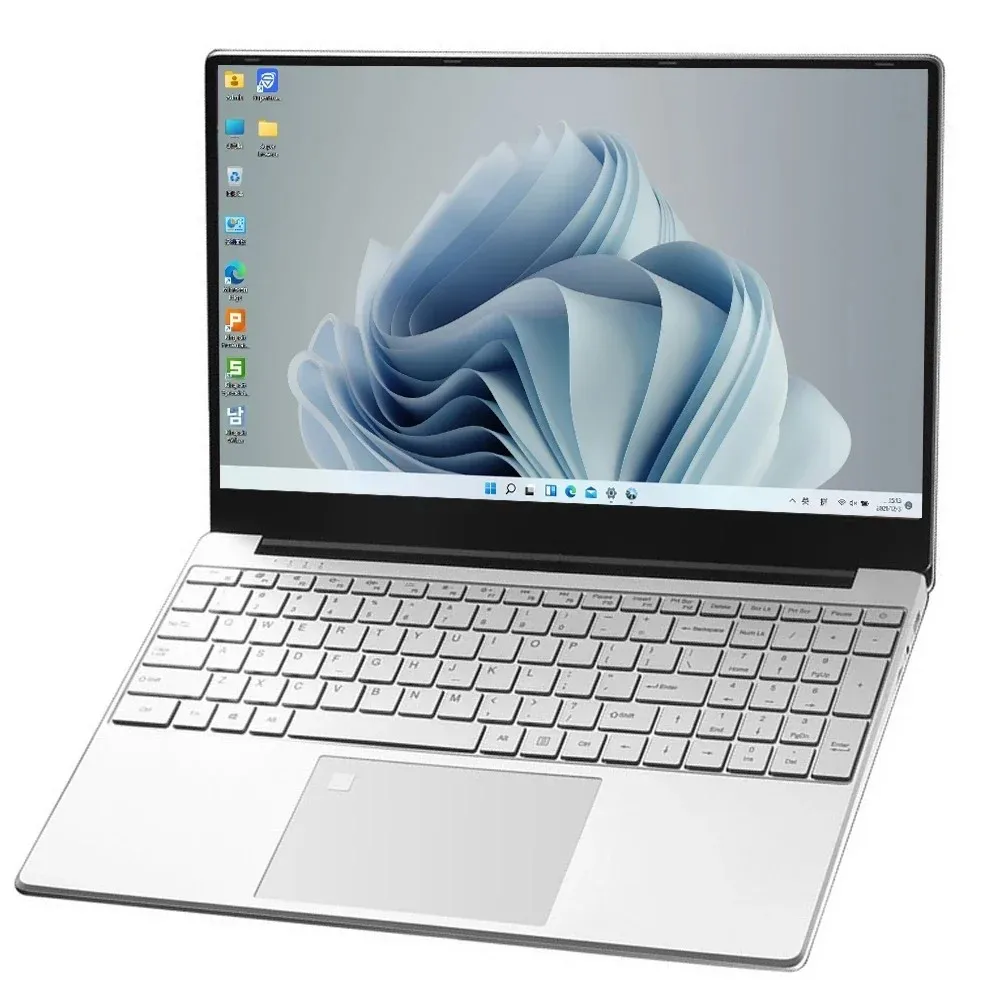 15.6인치 11세대 셀러론 N5095 윈도우 11 프로 상업용 사무용 노트북 - 16GB/32GB RAM 최대 2TB SSD - 2.4G/5.0G WiFi 블루투스