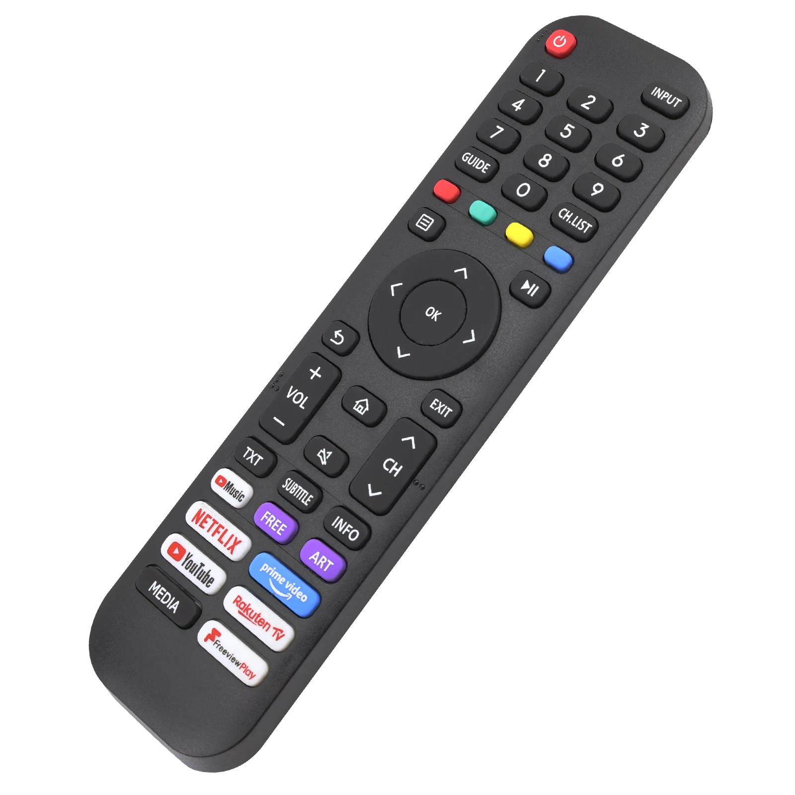 Mando a distancia Universal para todos los Hisense, reemplazo de Smart TV, 4K, UHD, Android, Smart TV, con Netflix, Prime