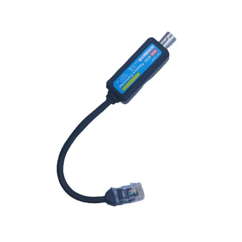 1 par de extensores pasivos IP sobre transmisor de red Coaxial 8MP HD para cámara Web transmisor Coaxial extensor Coaxial