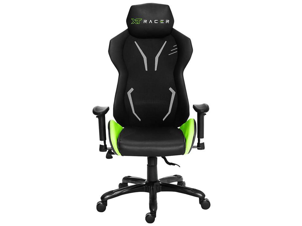 Cadeira Gamer XT Racer Reclinável Preta e Verde