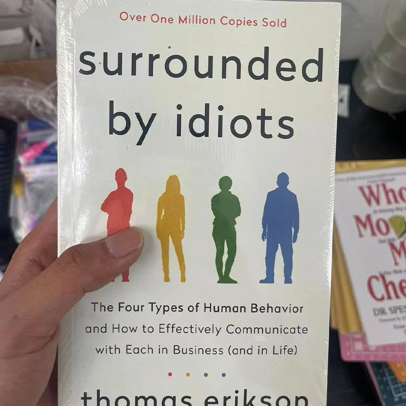 Libro en inglés de los cuatro tipos de comportamiento humano de Thomas eridson, mejores vendedores