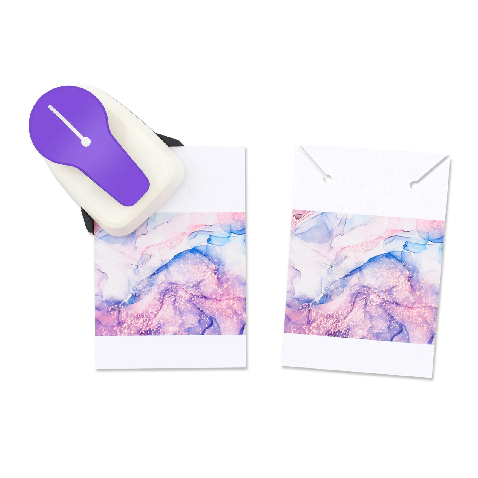 Corner Necklace Card Punch, Necklace cardboard holder Paper hole punch Puncher Cutter Jewerly