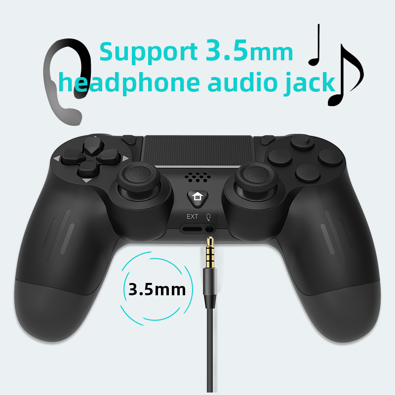 PS4 Slim Pro PC 진동 6축 모션 센서 조이스틱 게임 게임 패드용 DATA FROG Bluetooth 호환 무선 컨트롤러