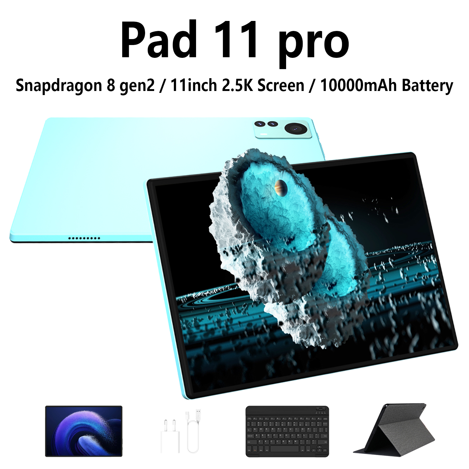 Pad 11 Pro 11.0 inch 2.5K Tablet  Android 13 16GB+1TB Snapdragon 8 gen2 octa-core 10000mAh supports Split-screen Mode Tablets