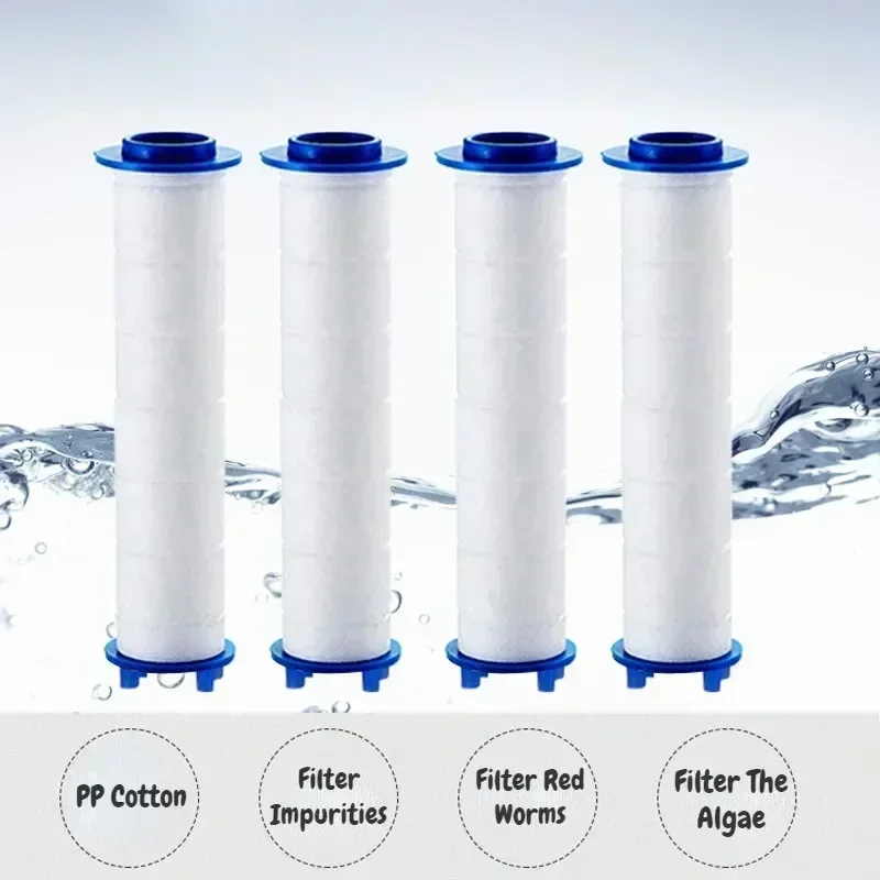 Juego de 5 uds de cabezal de ducha de repuesto, filtro de algodón PP, purificación de agua, accesorios de baño para limpieza Universal de agua de ducha