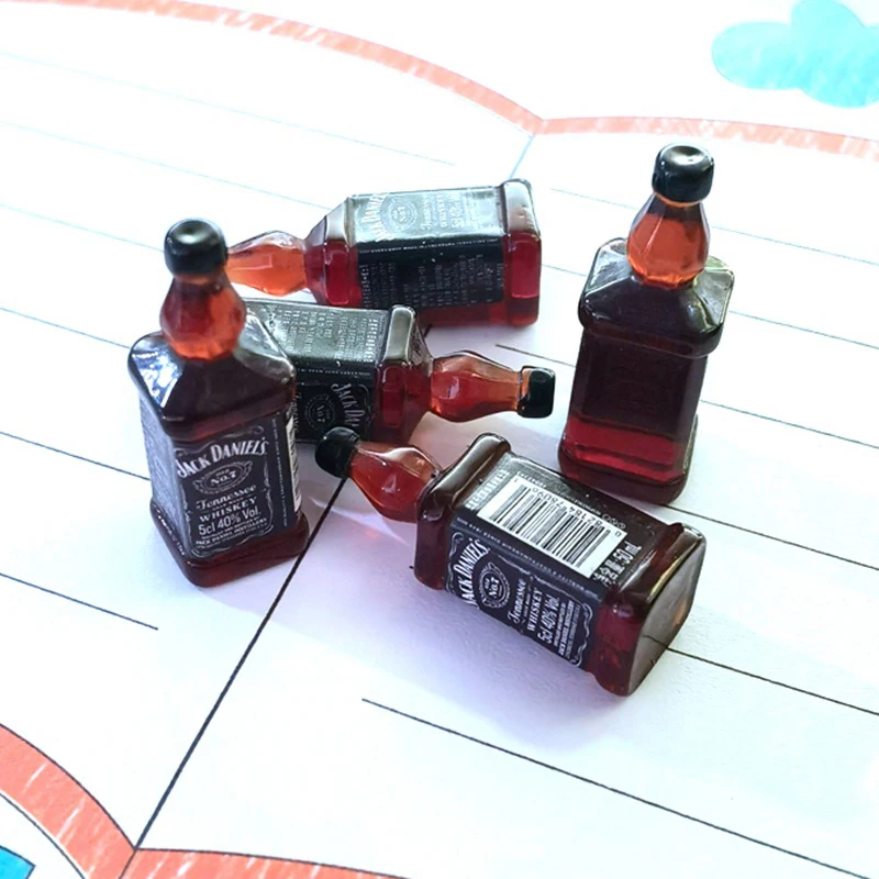Accesorios para muñecas, modelos de escenas, accesorios de tiro, simulación en miniatura de comida y adornos para botellas de vino