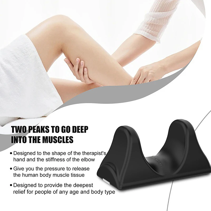 Psoas Muscle Release Deep Tissue Massage Tool Psoas Back Hip Flexor Release Tool Schwarzes Muskelentspannungsmassagegerät für den Sport im Fitnessstudio