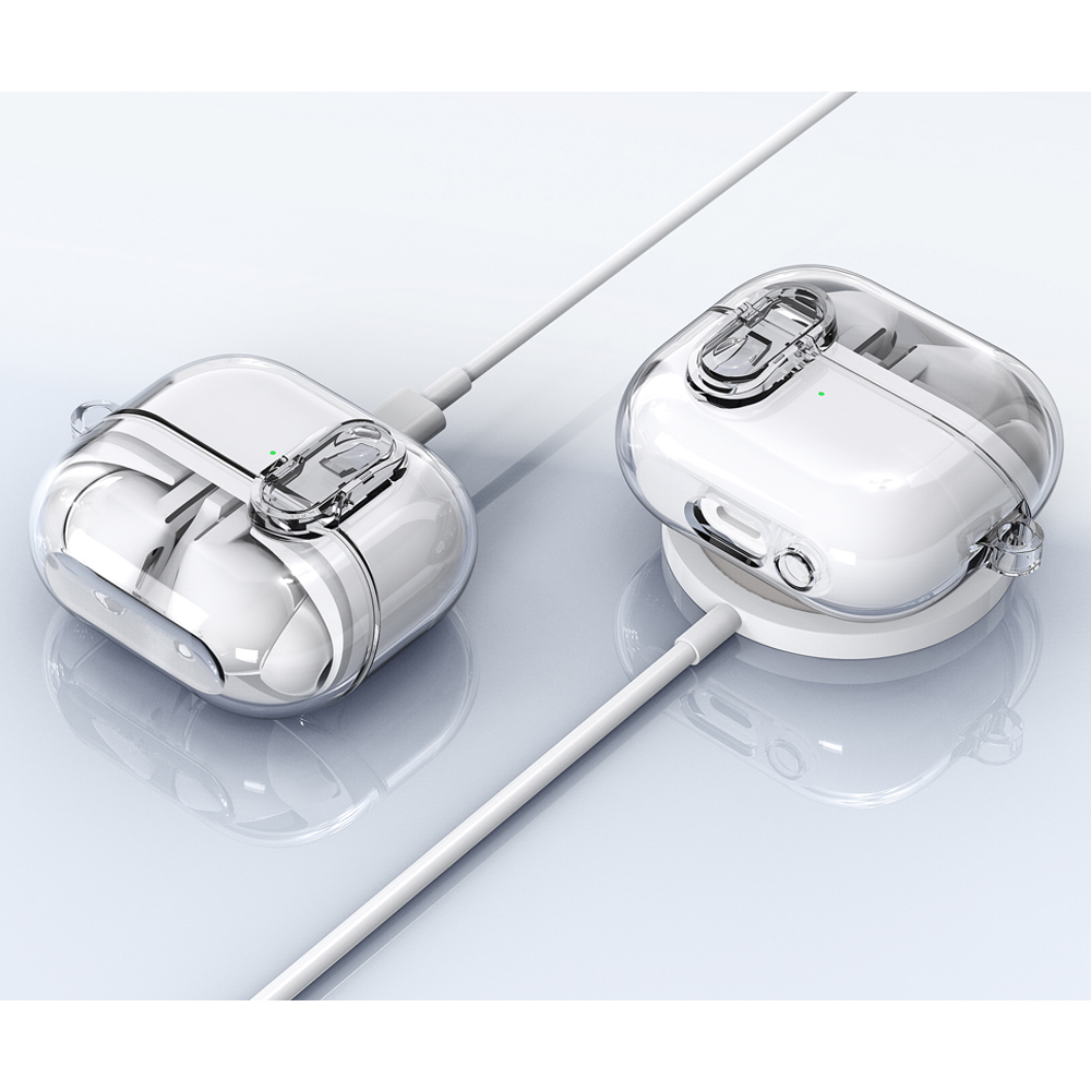 Kopfhörer Abdeckung Für Samsung Buds 3 Pro Fall Transparent Secure Lock Fundas Für Samsung Galaxy Buds 3 Buzz 3 Pro fällen Hülse Haken
