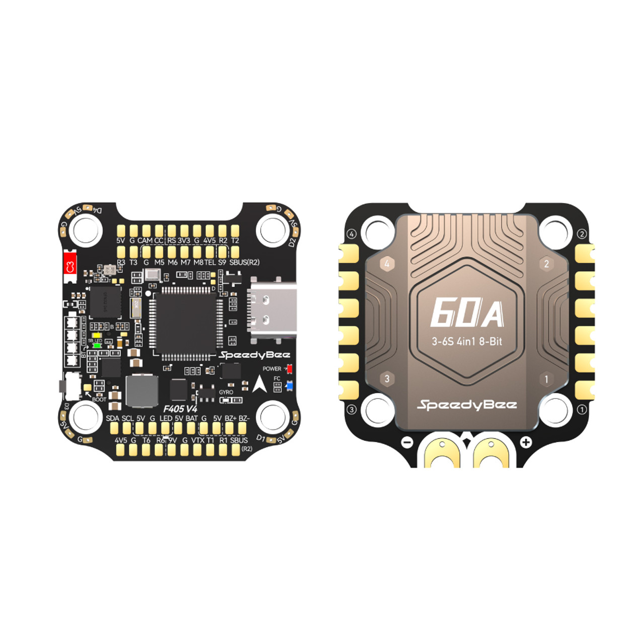 Stack SpeedyBee F405 V4 BLS 60A 30x30 FC e ESC