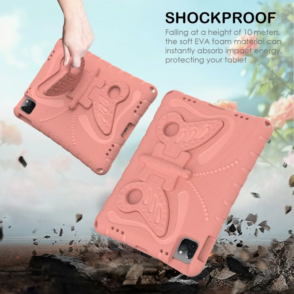 EVA Kids Case for iPad Pro 11 12.9 13 Shockproof Cover iPad 10.2 10.9 7 8 9 10th Gen Shell iPad Air 4 5 6 Mini 1 2 3 Stand Cases