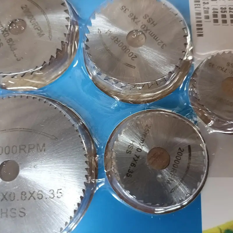 1 conjunto de mini lâminas de serra circular, discos de corte Hss, acessórios de ferramenta de perfuração rotativa para madeira, plástico e alumínio