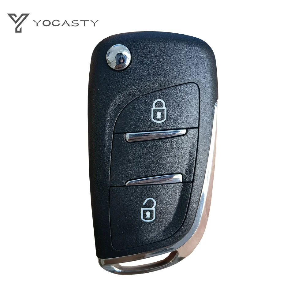 YOCASTY модифицированный откидной чехол для удаленного ключа автомобиля для Citroen C2 C3 C4 C5 Berlingo для Peugeot 207 307 308 407 607 HU83 VA2