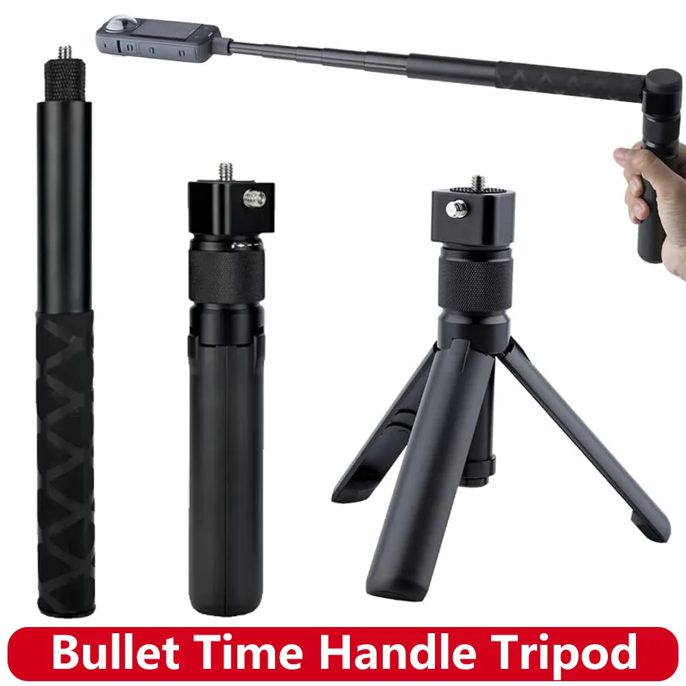 Zestaw: Kijek Selfie, Statyw, Bullet Time do Insta360 X5 X4 X3 One X2 One RS, Akcesoria do Kamer Sportowych