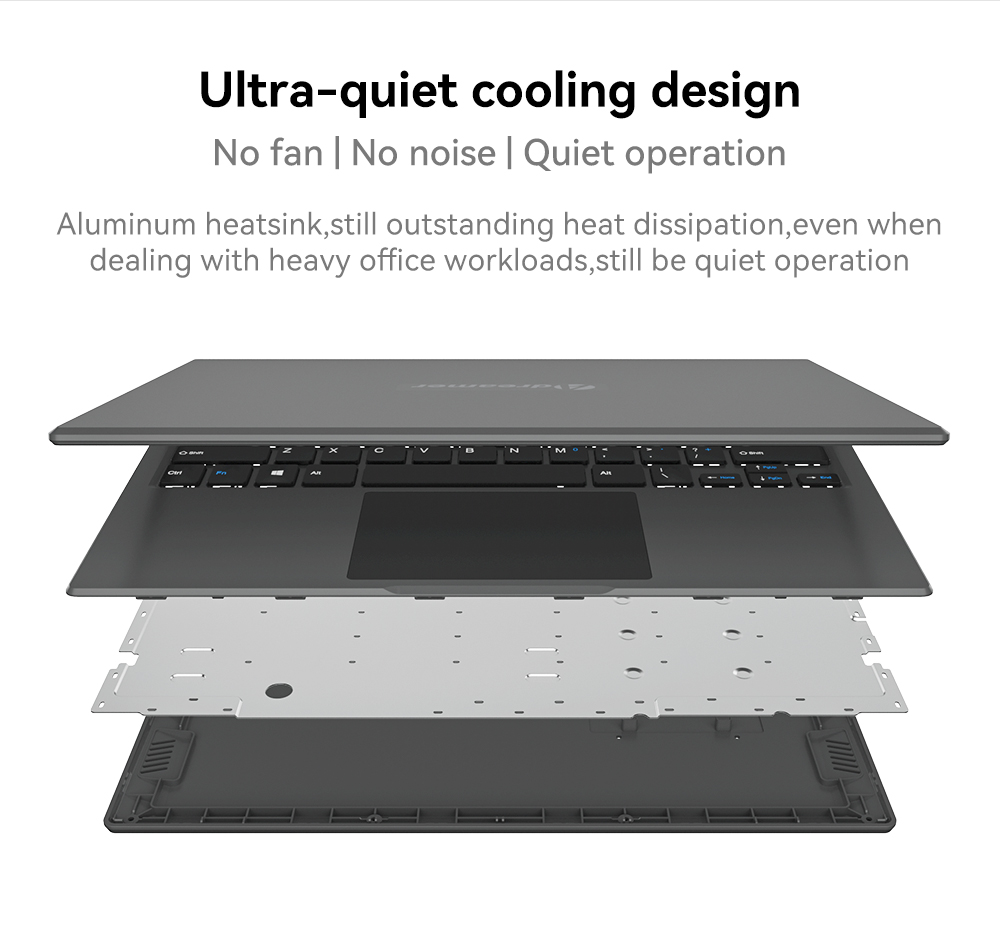 Adreamer 13.3-inch Laptop LeoBook13 Notebook 1920*1200 IPS Windows 10 Intel N4020 4G RAM 256G SSD Portable for Student Business