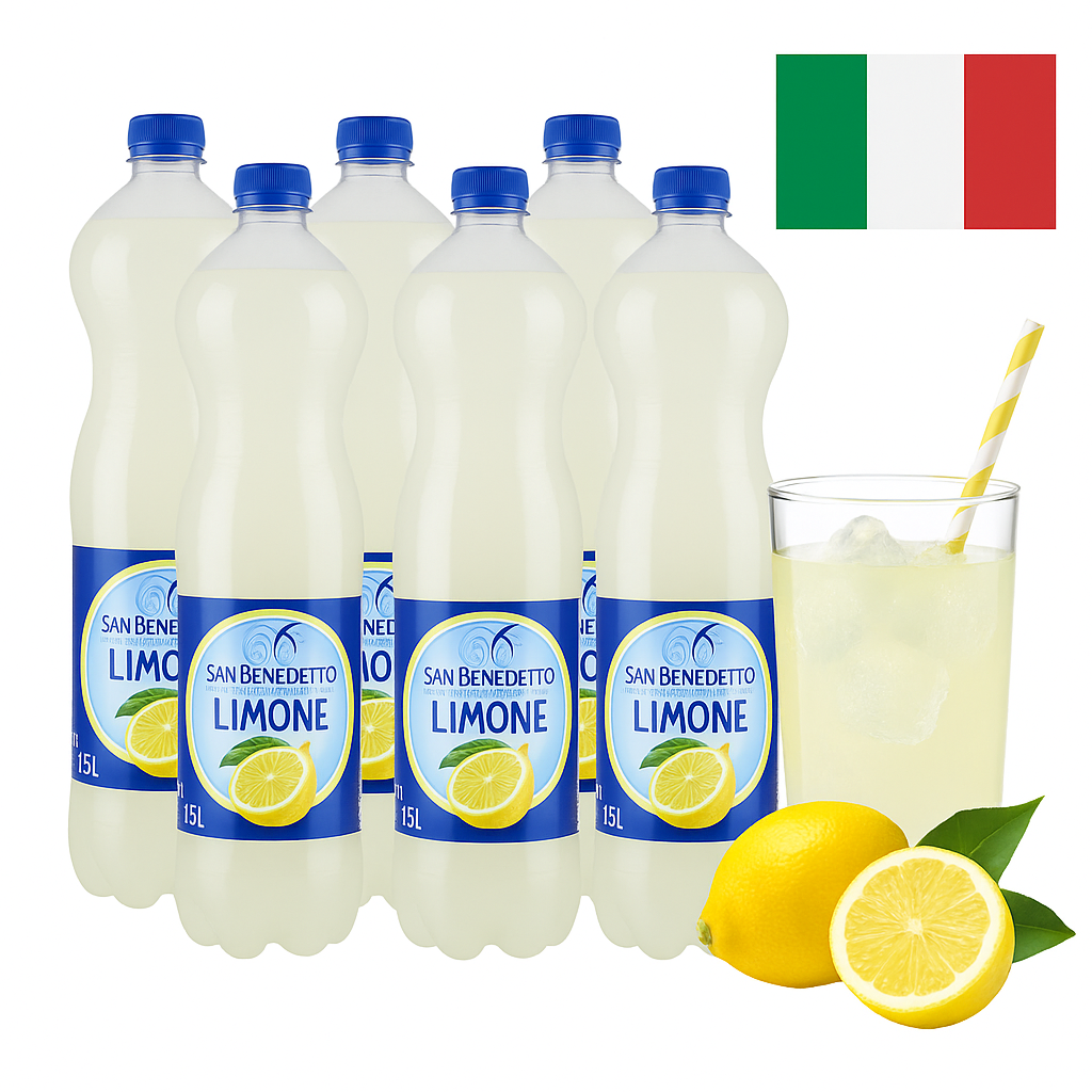 Zitronenlimonade Limonata 1,5 l x 6 – San Benedetto