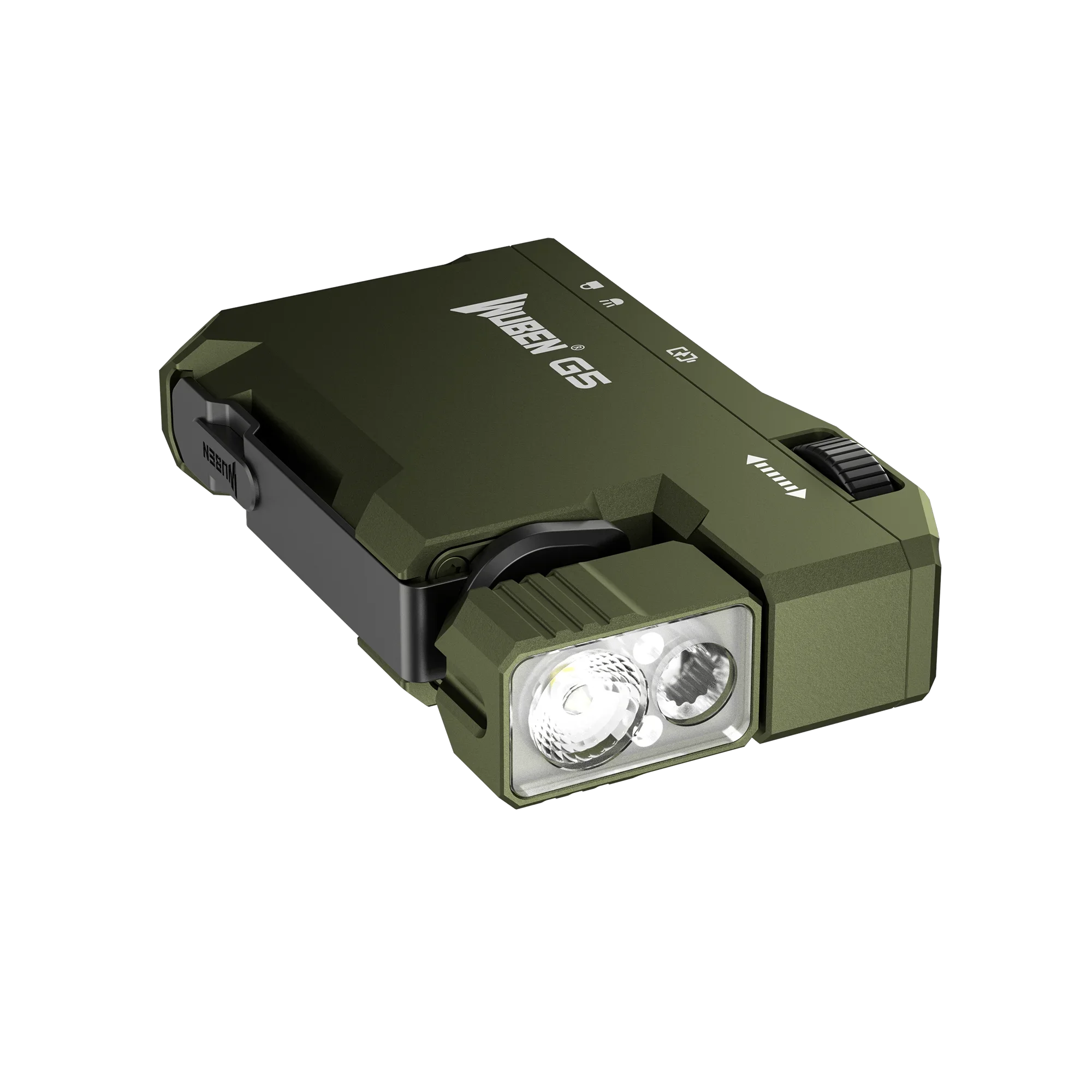 WUBEN G5 400Lumens Mini EDC Light Rechargeable Bulit-in Battery Ultra-lightweight 180° Rotating Head With Magnetic Tail