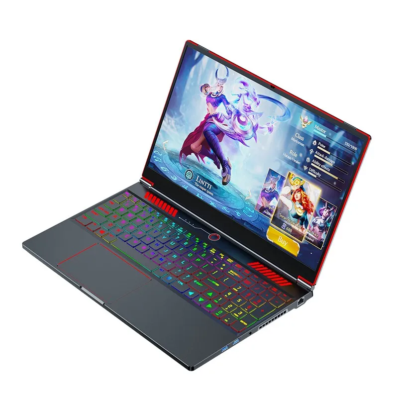 16.1インチのゲーミングノートpcインテルi9 10885h i7 nvidia gtx 1650 4グラムips 1920 × 1080 144 60hz ultrabook windows 11トップミニノートブックコンピュータ
