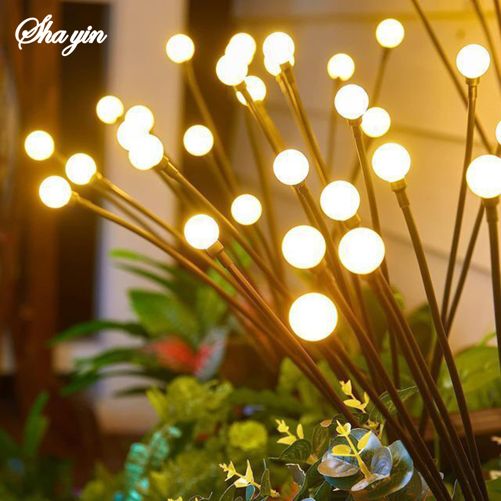 Solar Lawn Light, Outdoor Courtyard Garden Plug-In Light, Outdoor Waterproof Camping Light