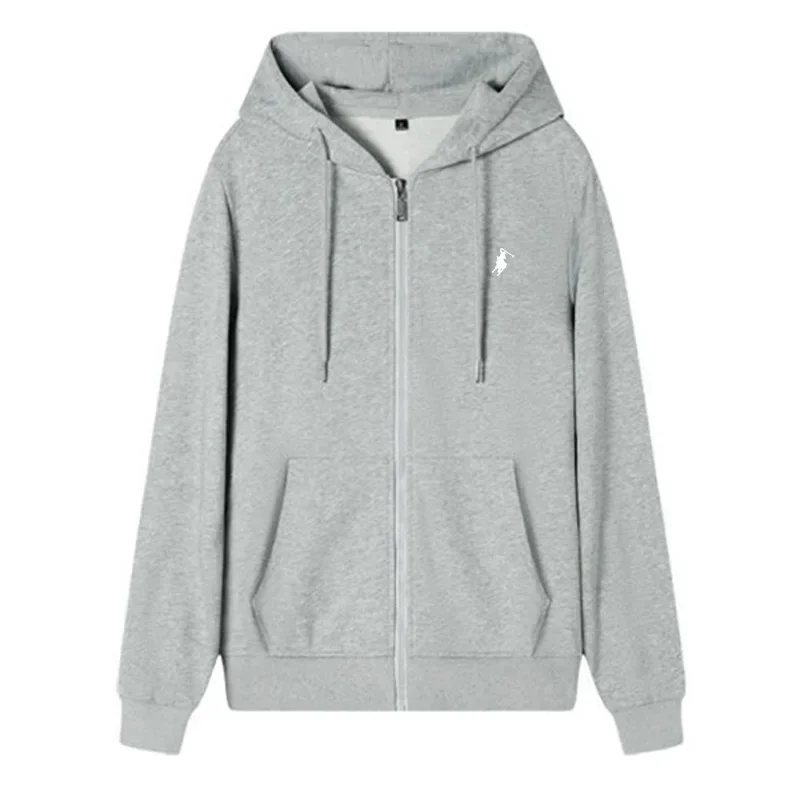 La nueva ropa deportiva informal de otoño e invierno para hombres, sudadera con capucha y sudadera cálida a la moda para correr al aire libre y fitness
