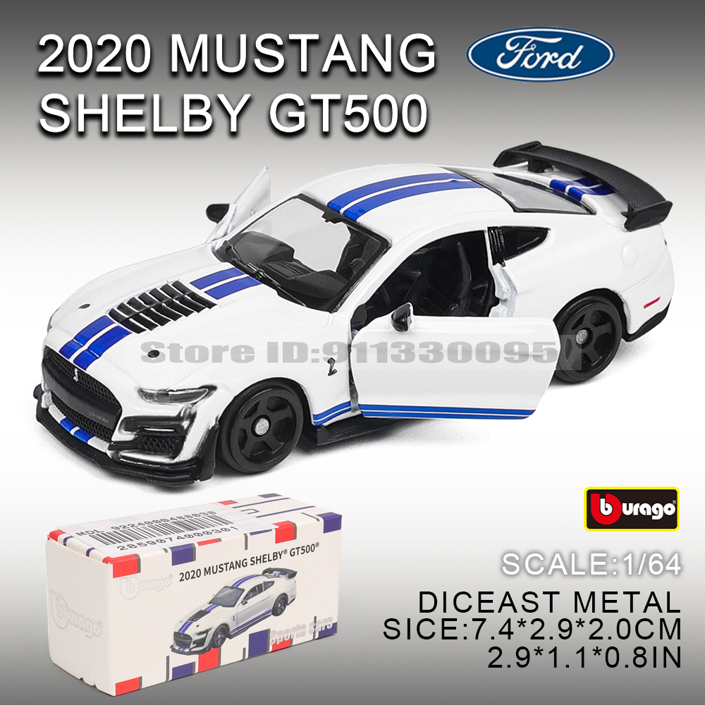 Bburago 1:64 golf Porsche 911 Shelby Raventon Mustang Lamborghini Collection Series Auto Spuitgieten Model kinderen Gift Speelgoed