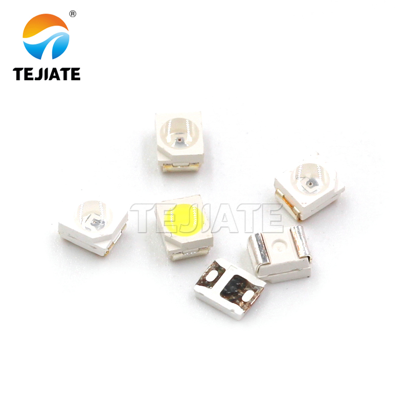 High brightness 1210 SMD light emitting diode LED lamp beads 3528 pure white emerald green warm white red yellow blue light