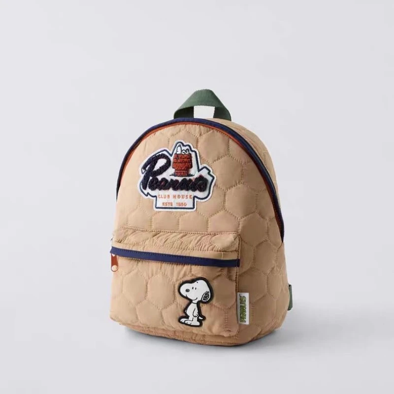 2025 nueva moda bolso para niños lindo niños pequeños maní cómic Snoopy viaje mochila ligera