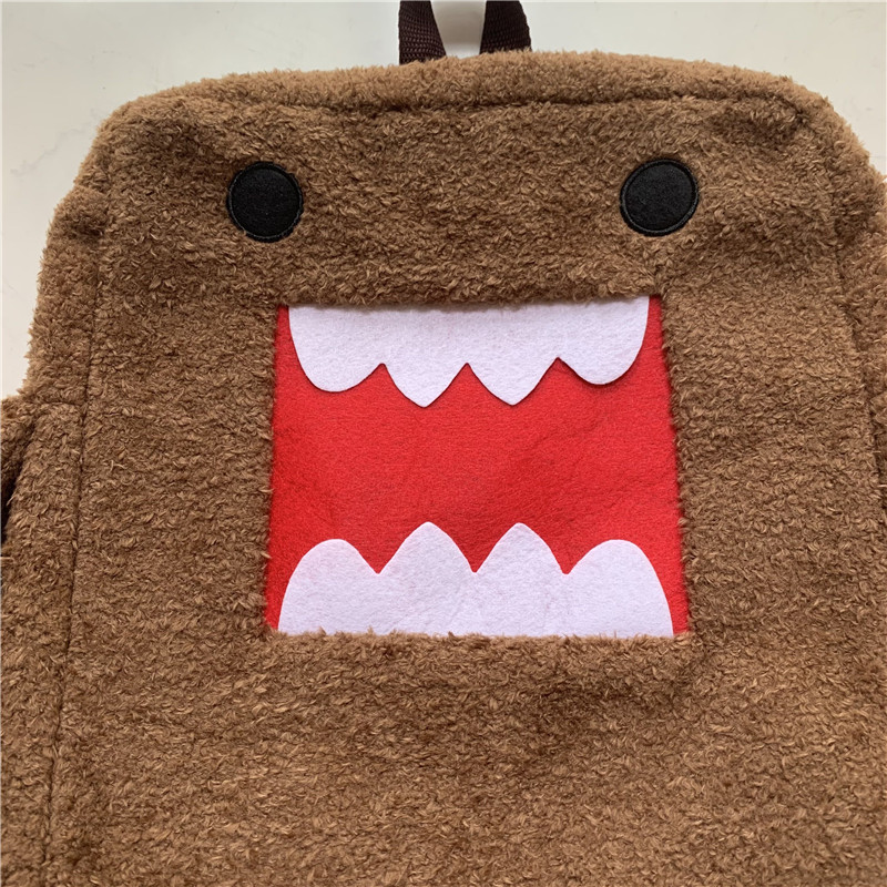 Domo Kun Plush Backpack for Kids Women Men Kawaii Cute Bags Cartoon Anime School Backpack Schoolbag Back Pack Bagpack