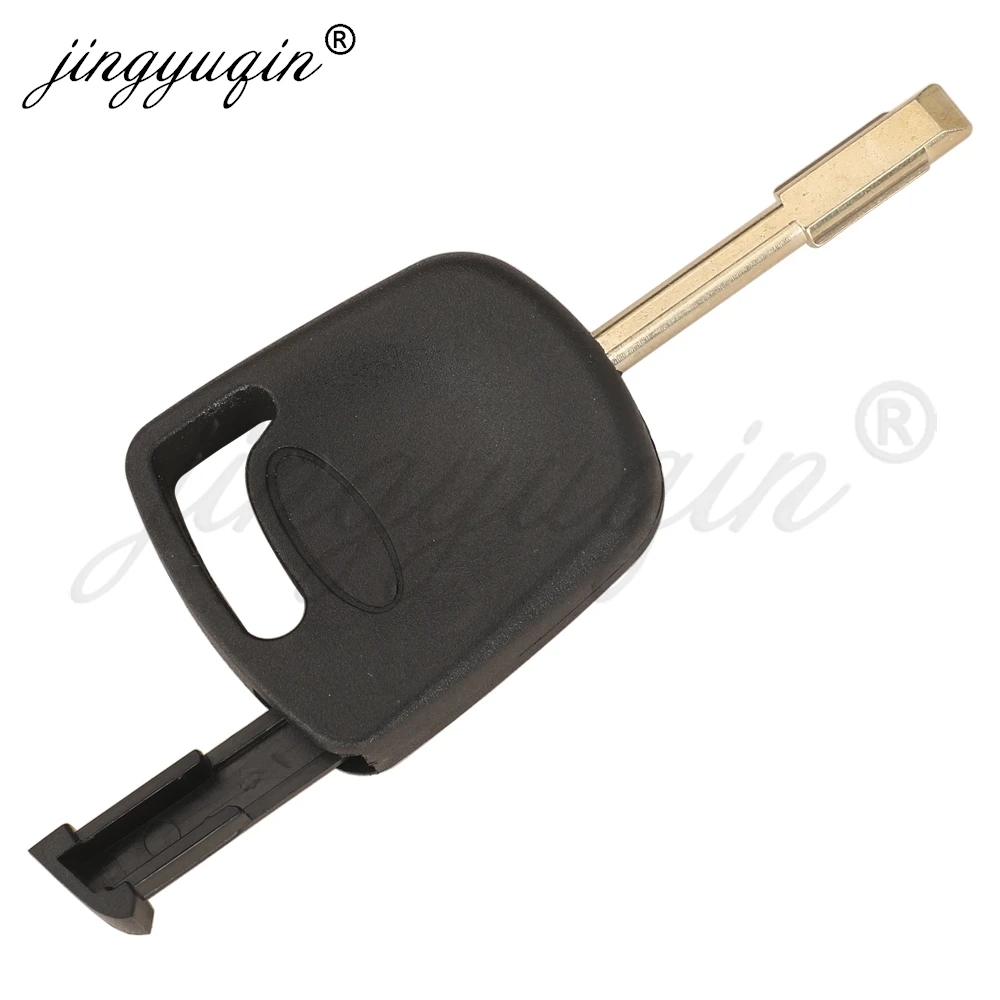 Jingyuqin-funda para llave de coche, 10 piezas, para Ford Focus, Mondeo, Fiesta, Escort, KA Transit, Jaguar XJ8, conectar sin Chip, transpondedor FO21