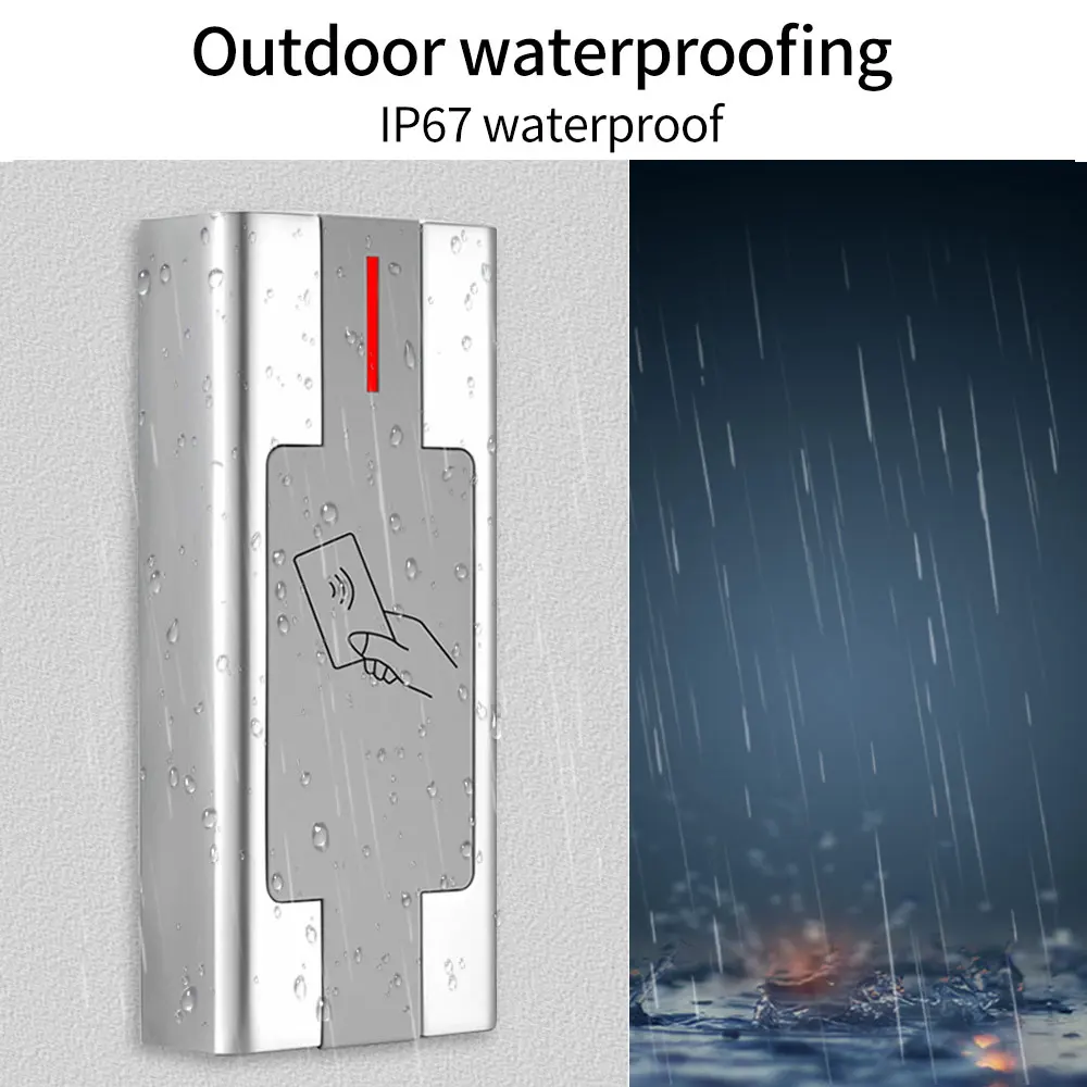M1 EM Card Reader RFID Standalone Keyboard for Door Enter Electronic Lock System Metal Waterproof Access Control Keypad