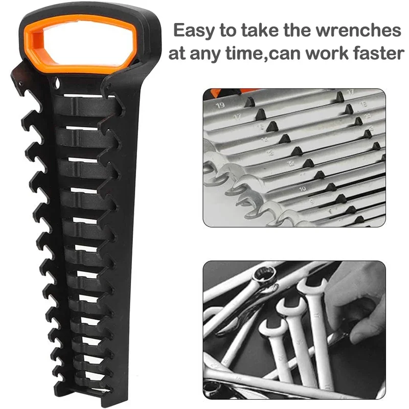 ประแจถาดเครื่องมือจัดเก็บRack Sorterผู้ถือพลาสติกSocket Spannerผู้ถือติดผนังเครื่องมือOrganizerตู้