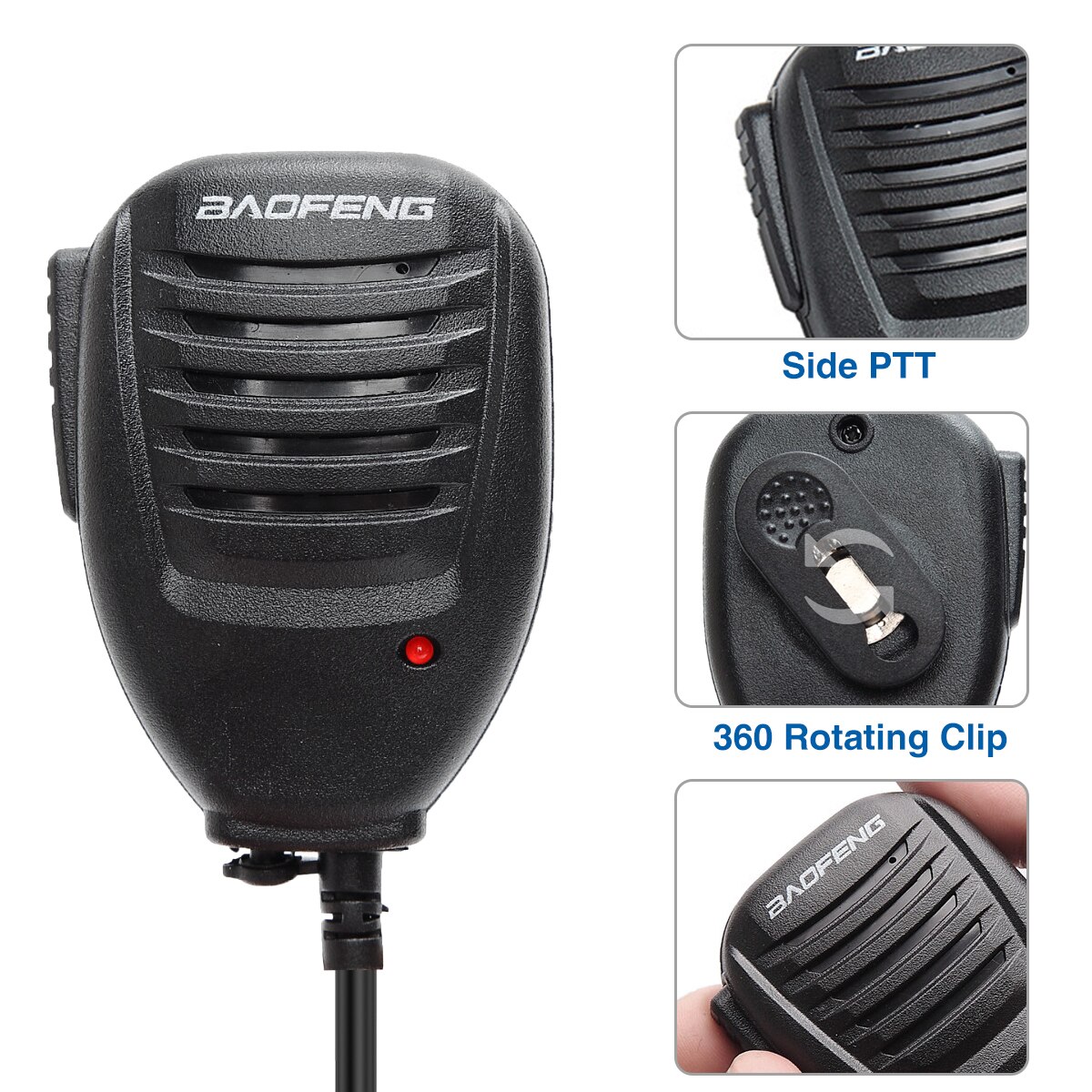 Baofeng плечевой динамик микрофон для Baofeng Walkie Talkie UV 5R 82 888S UV S9 PLUS UV 13 16 Pro Quansheng UV K5 5R Plus