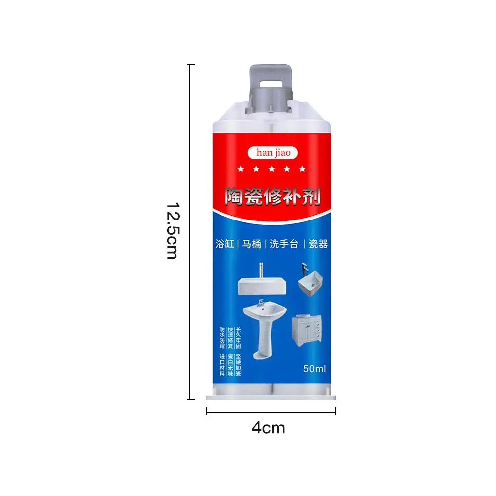 Tile And Ceramic Glaze Repair Paste Fix Tub Chips And Sink Cracks With Super Adhesion For Porcelain Ceramic Enamel