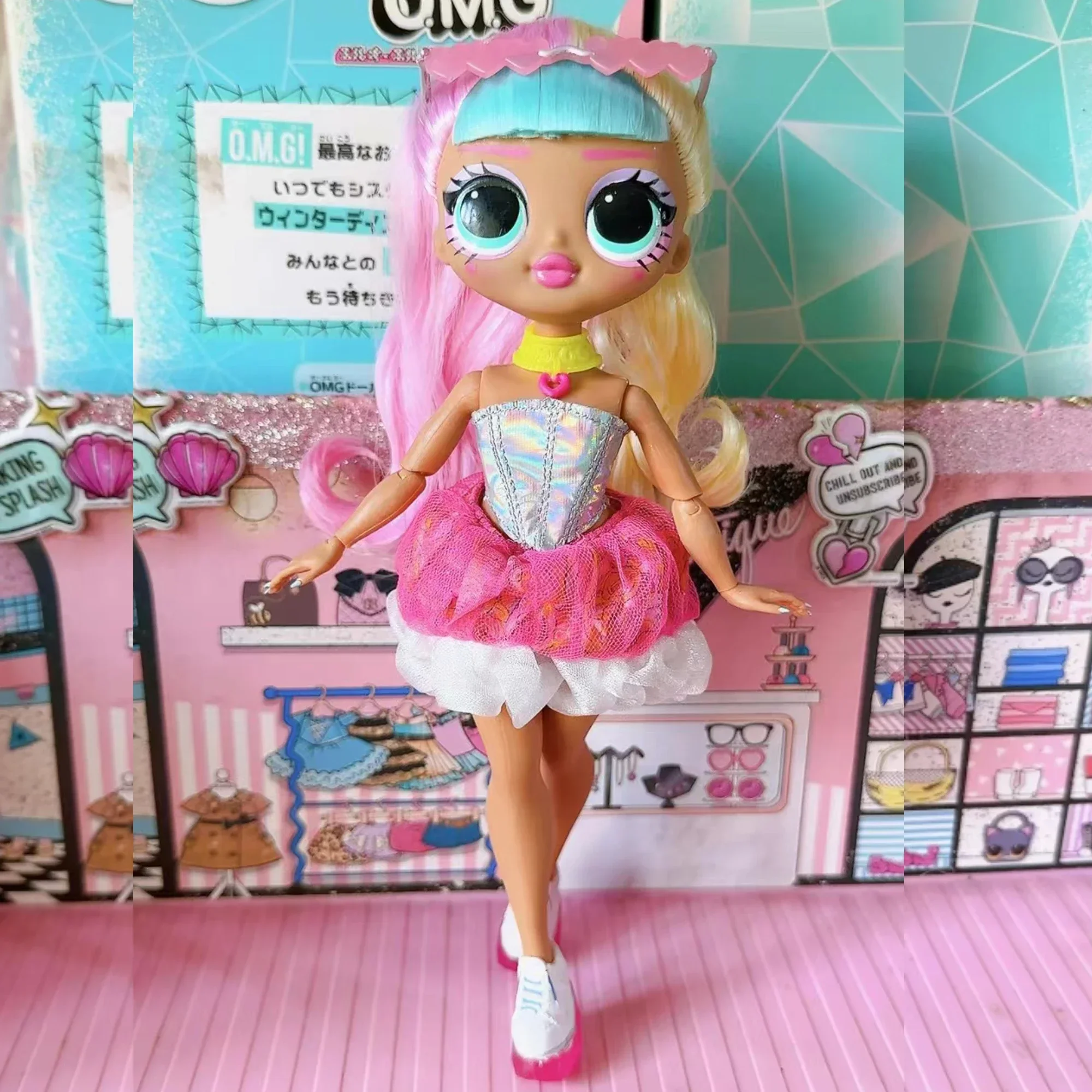 Новая подлинная кукла lol, кукла OMG, большая сестра, 25 см, неоновая пчела, для девочек, игровой домик, подвижная имитация игрушки, подарок на день рождения для девочки