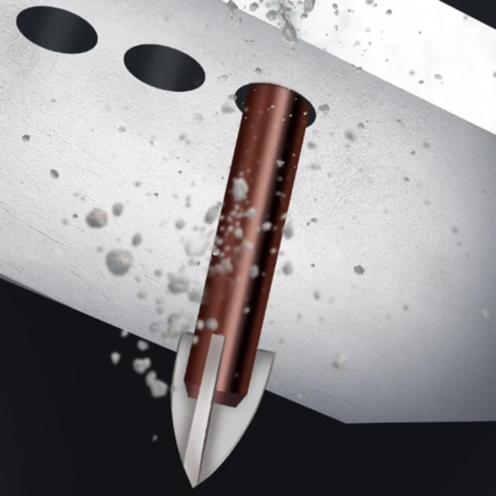 1pc Cross Hex Tile Bits For Glass Ceramic Concrete Hole Opener Alloy Triangle Drill 3/4/5/6/8/10/12mm Drill Bits Glass Bits