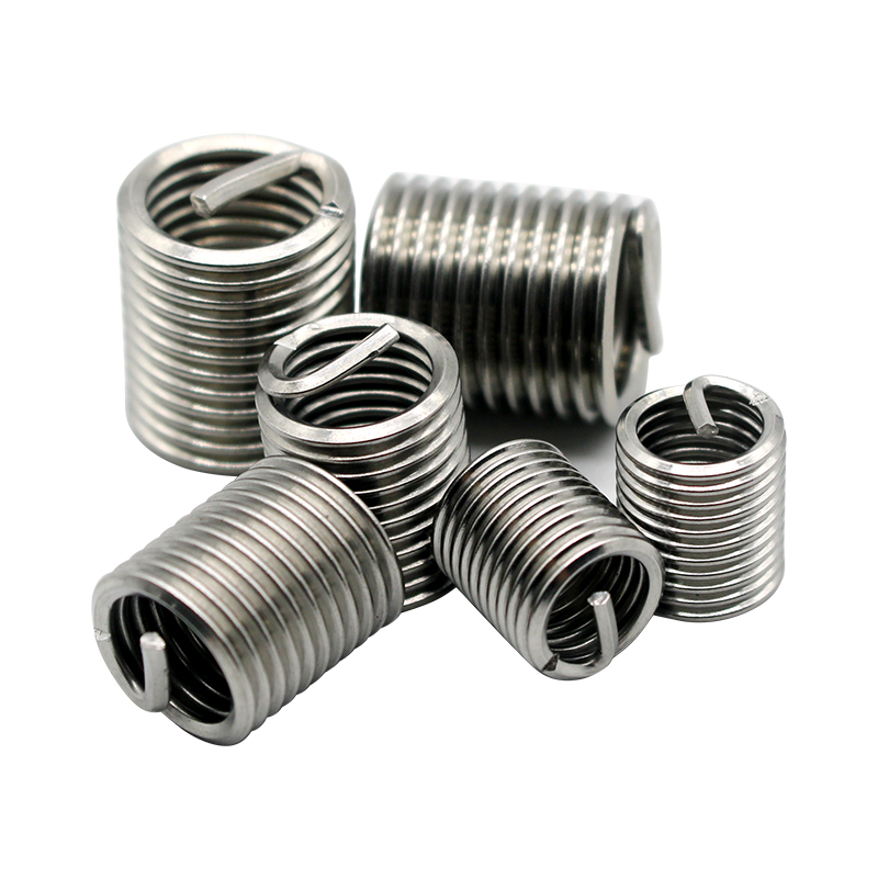 60 uds M3 M4 M5 M6 M8 M10 M12 304 Kit de inserción de rosca de fijación 2D de acero inoxidable herramienta de reparación de Hardware tornillo de manga de alambre en espiral