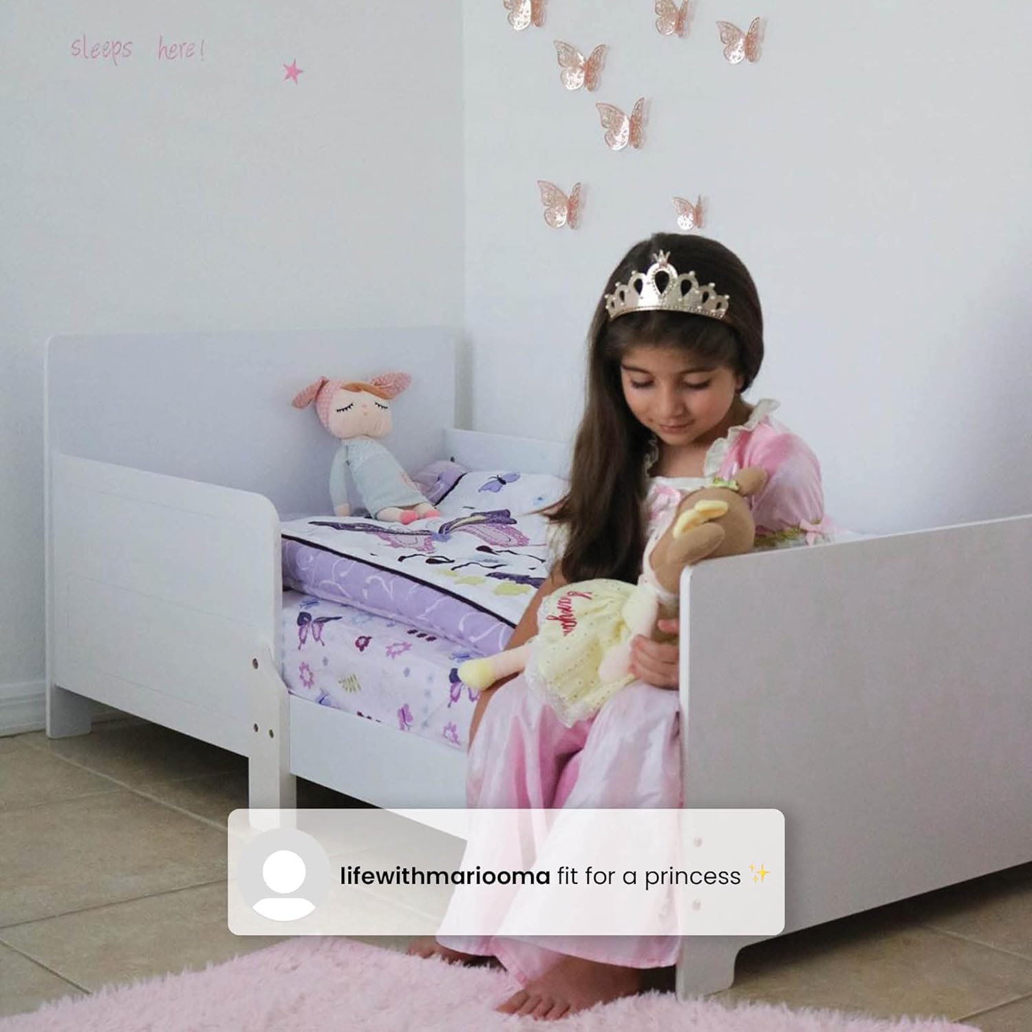 Children MySize Toddler Bed, Grey