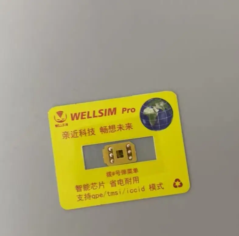 Wellsim Pro V4.1 com modo QPE MEP Way para iPhone6 a 17promax