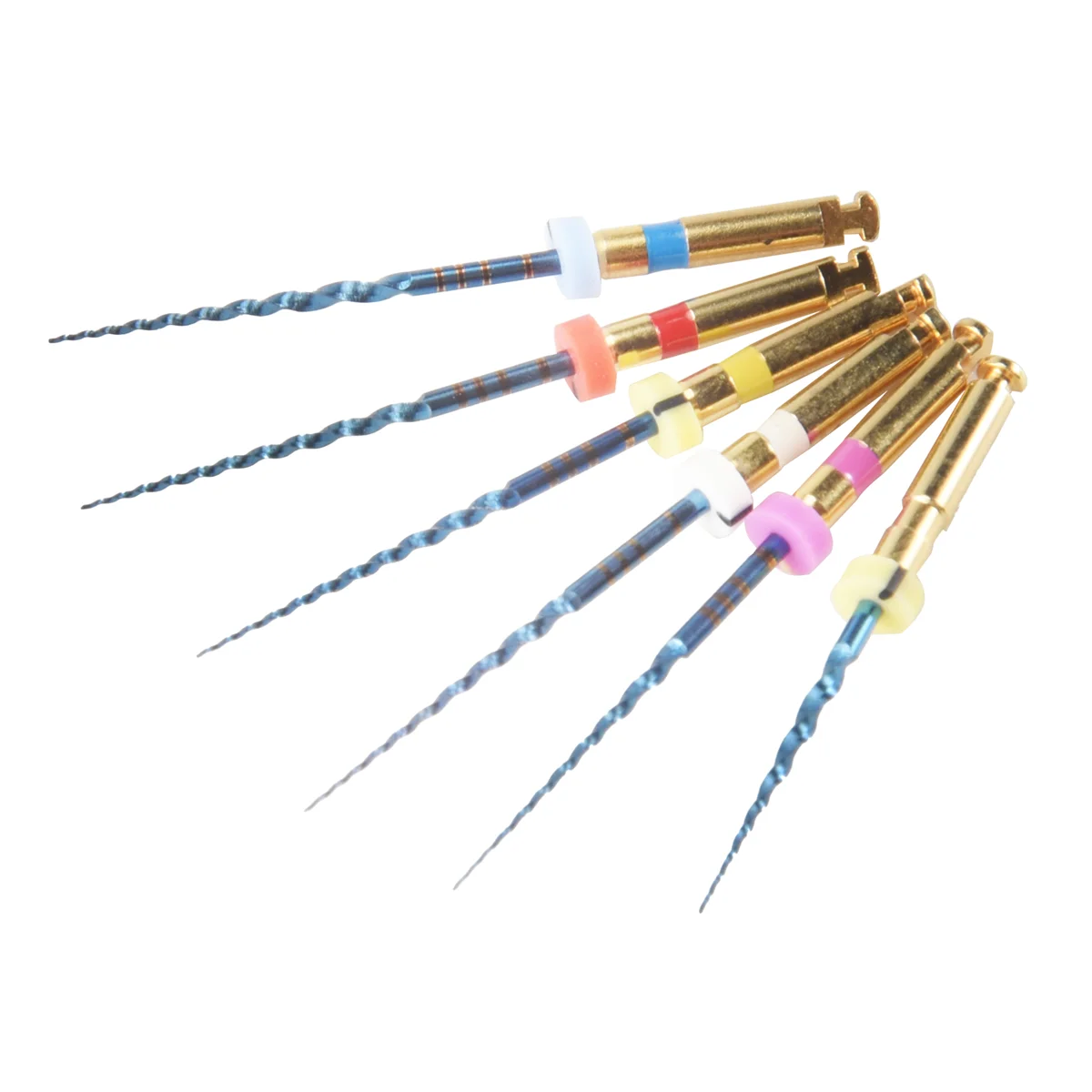 BABQ 6 Pz Motore Endodontico Dentale Uso NiTi Rotary Lime Attivate a Calore Lime per Canali Radicoli Endodonzia Alternative 25mm