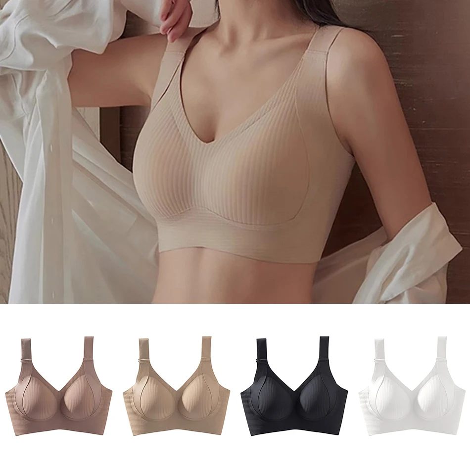 Volle Tasse Mutterschaft Bh Keine Bügel Plus Größe Einfarbig Nahtlose Bralette Sommer Weiche Unterstützung Komfort Sport Frauen Unterwäsche