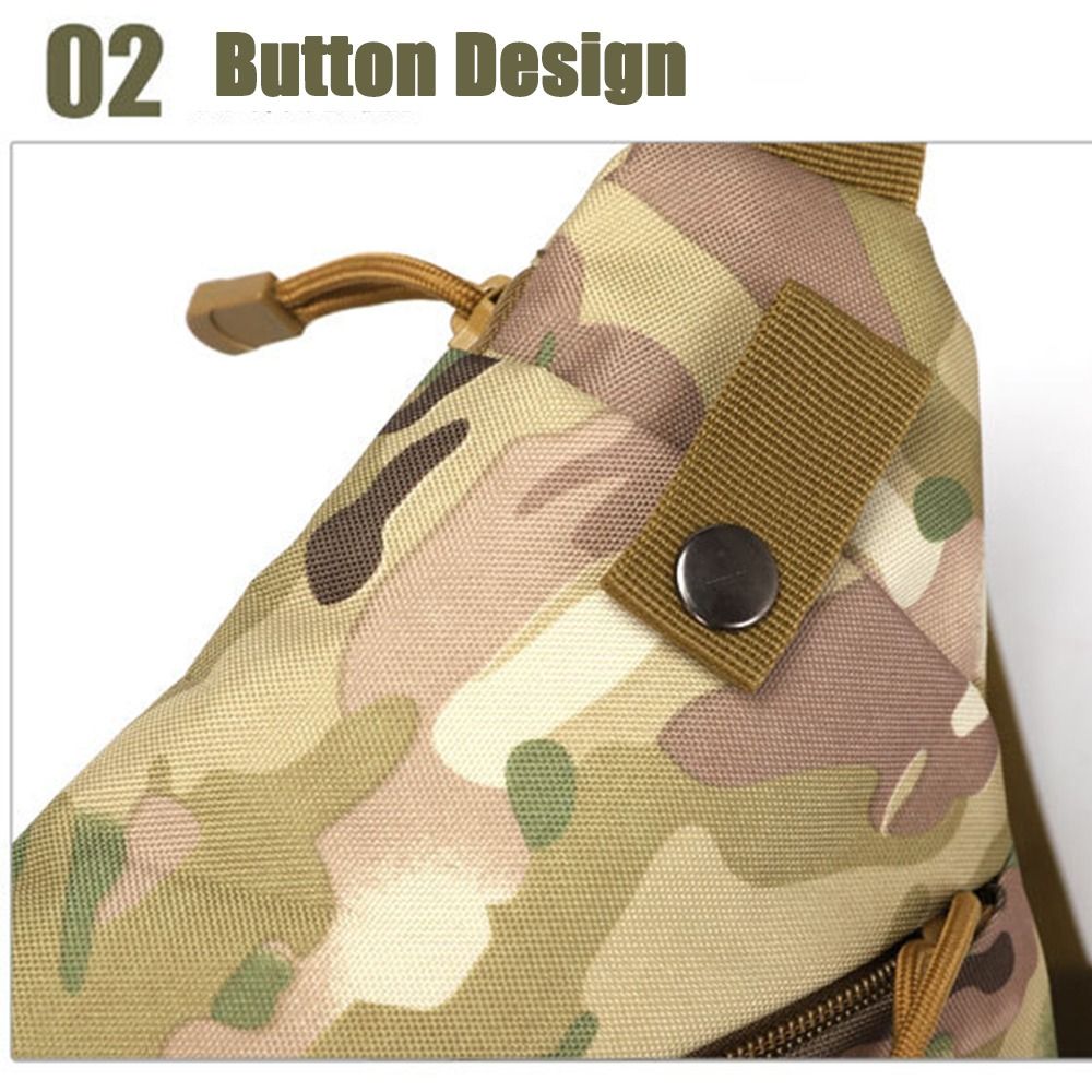 Multifunctional Oxford Cloth Outdoor Shoulder Bag Portable Colorful Crossbody Backpack Sturdy Waterproof Chest Pack Camping