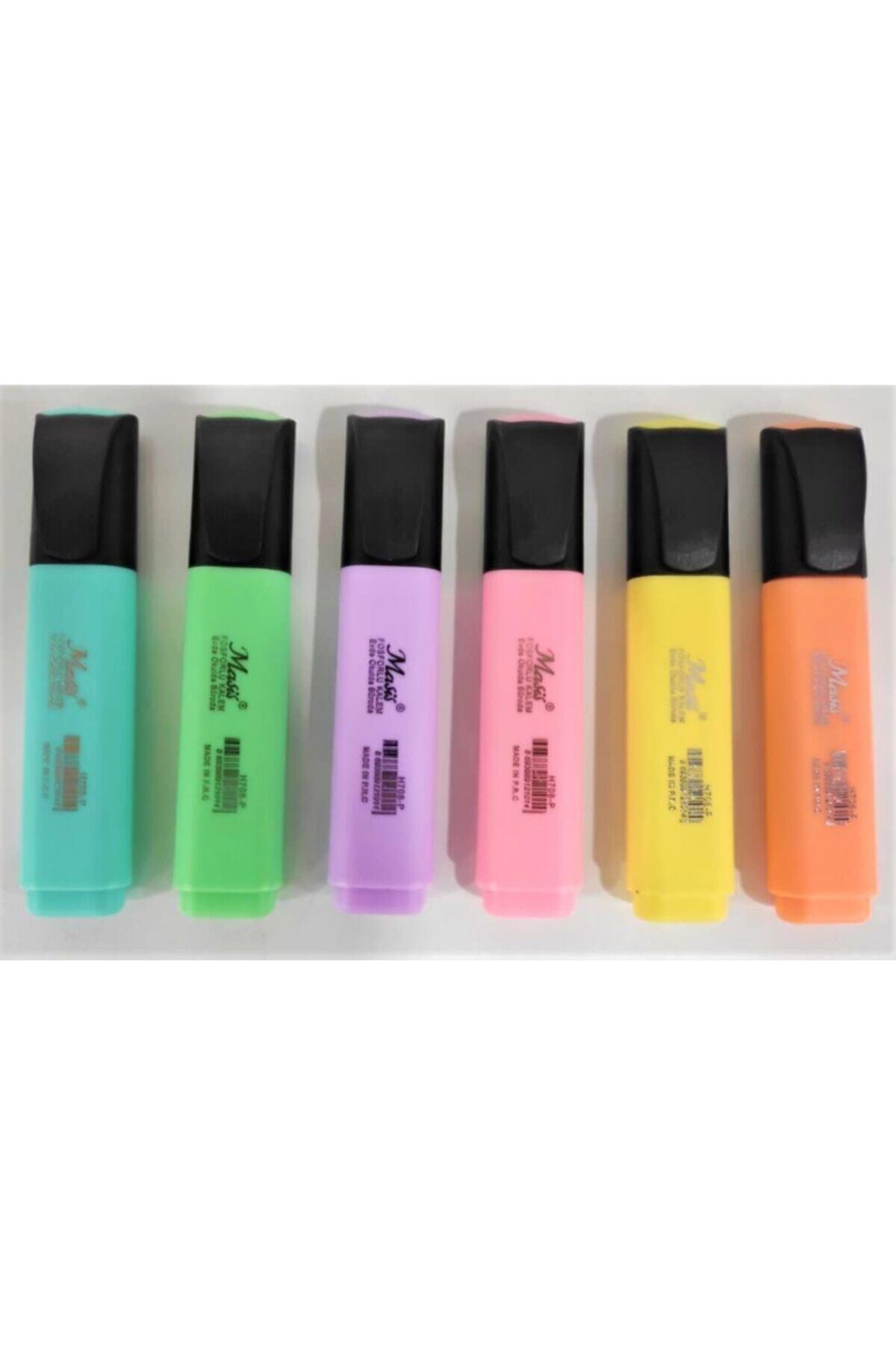 Pena Penanda Stabilo Warna Pastel 6 S Set Fosfor6 Alat Tulis Buku Catatan Penghapus Pensil Bahan Berkualitas Tinggi Sekolah