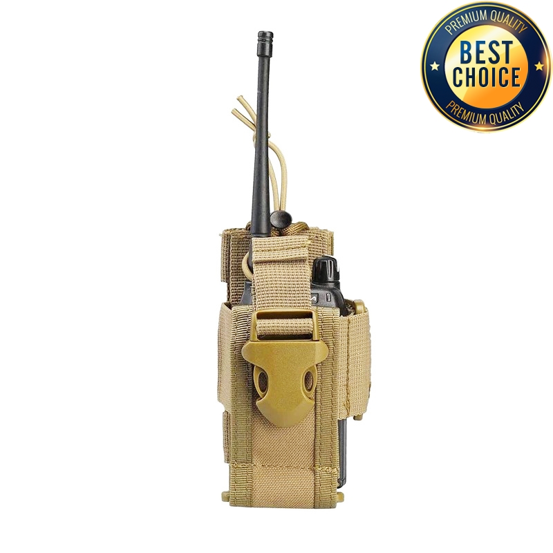 Nowy taktyczny regulowany uchwyt na walkie talkie etui na radio domofon myśliwski torba do zawieszania zewnętrzna nylonowa torba na radio Molle