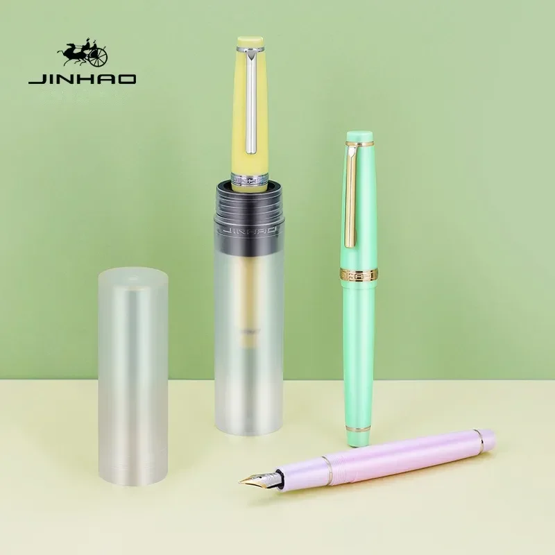 Jinhao 82 Fountain ปากกาสีใหม่หรูหราปากกา 0.7/0.5/0.38 มม.Extra Fine Nib เขียนอุปกรณ์สํานักงานเครื่องเขียนโรงเรียน