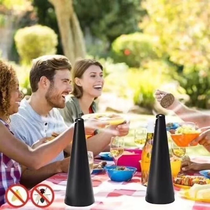 Automatischer Mückenschutzventilator, Fliegenmückenschutzventilator, batteriebetrieben, tragbare Schädlingsbekämpfung für Picknick im Freien zu Hause