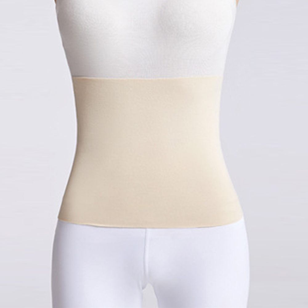 Paño de algodón elástico Unisex, soporte térmico para cintura, Abdomen, espalda, calentador de presión, ropa interior, faja de invierno, soporte para bolsa de estoma