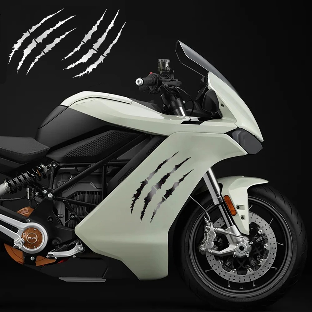 1PC Monster Claw Scratch Motorcycle Stickers for Helmet Tank Side Strips Vinyl Decals Car Headlight Body Waterproof Decoration
