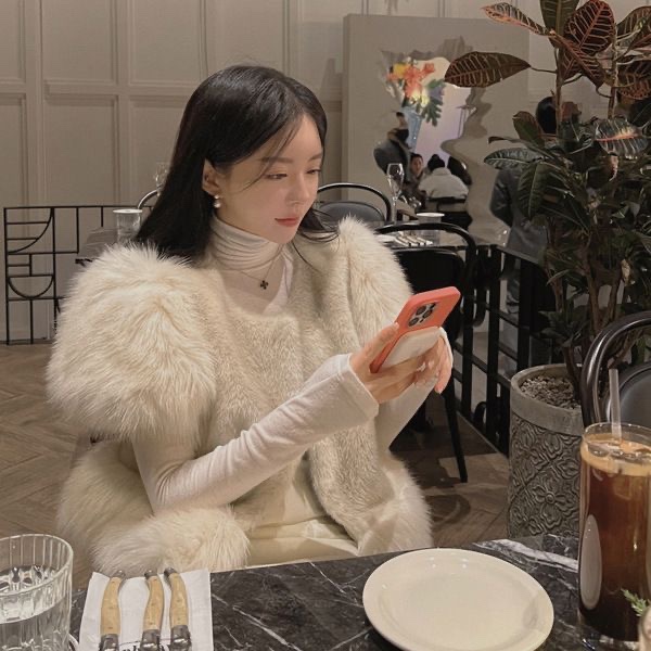 East Gate Autumn Winter New Sle Retro Sweet Fur Vest Splicing Heavy Work Fox Fur Coat Women's Fashion Outerwear