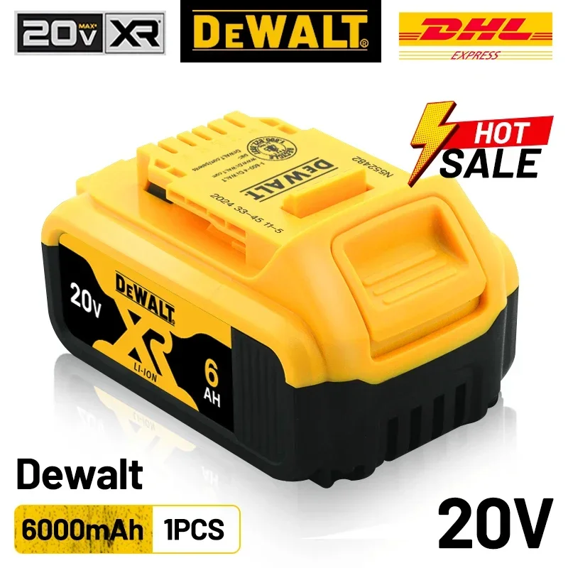 100% nueva batería de iones de litio Original de alta potencia DEWALT 5AH 6AH 9AH DCB203 18V 20V 60V para Dewalt DCB206 DCB205 DCB204