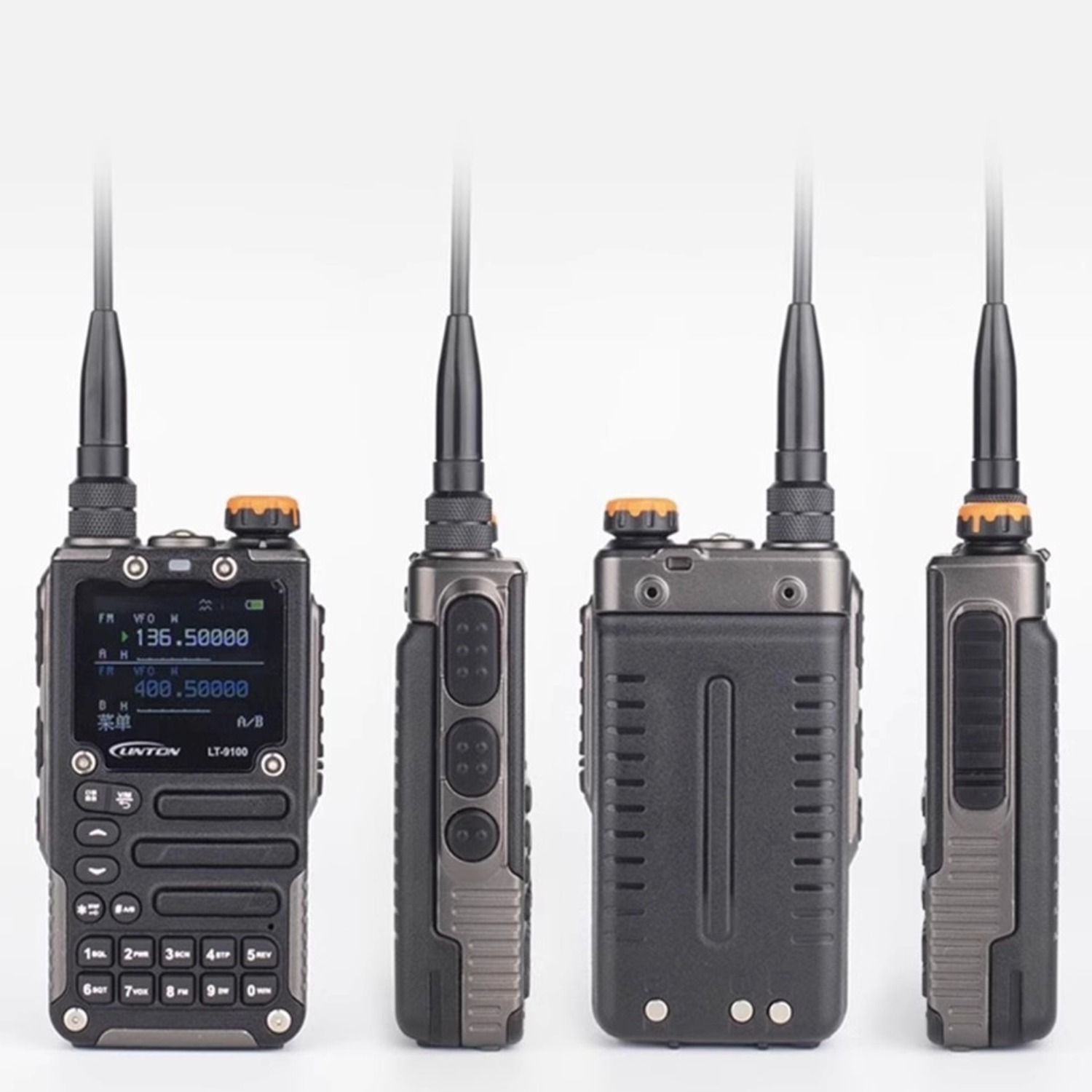 LINTON LT9100 High Power Dual Band 18-630 840-1300MHz Analog Mountainกลางแจ้งวิทยุLT-9100 Long Range Mini Walkie Talkie