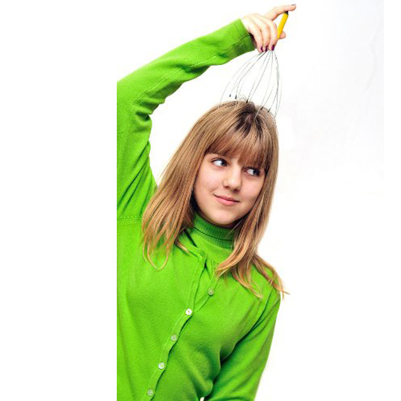 ไม้จับขายร้อน 12 กรงเล็บ 1PC หัวหนังศีรษะคออุปกรณ์ความเครียดผ่อนคลายนวด Body Massager หัวนวดเครื่องมือ